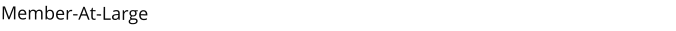 Member-At-Large