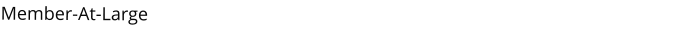 Member-At-Large