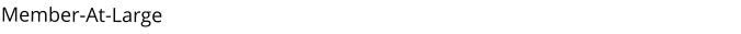 Member-At-Large
